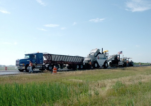 The best chip seal equipment by Etnyre being used to resurface roadways in the U.S.