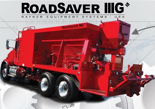 THe RoadSaver IIIG, one of Etnyre's main slurry seal products