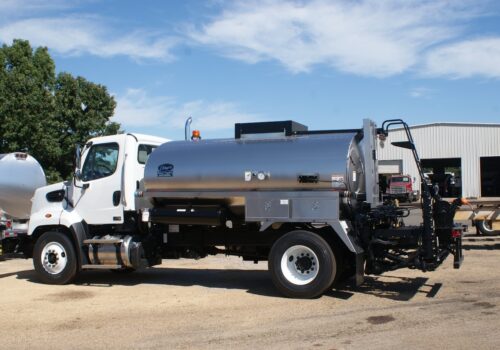 An asphalt distributor, one of many pieces of Asphalt Equipment in Minnesota sold by Etnyre