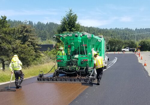 RoadSaver repavimentando la carretera